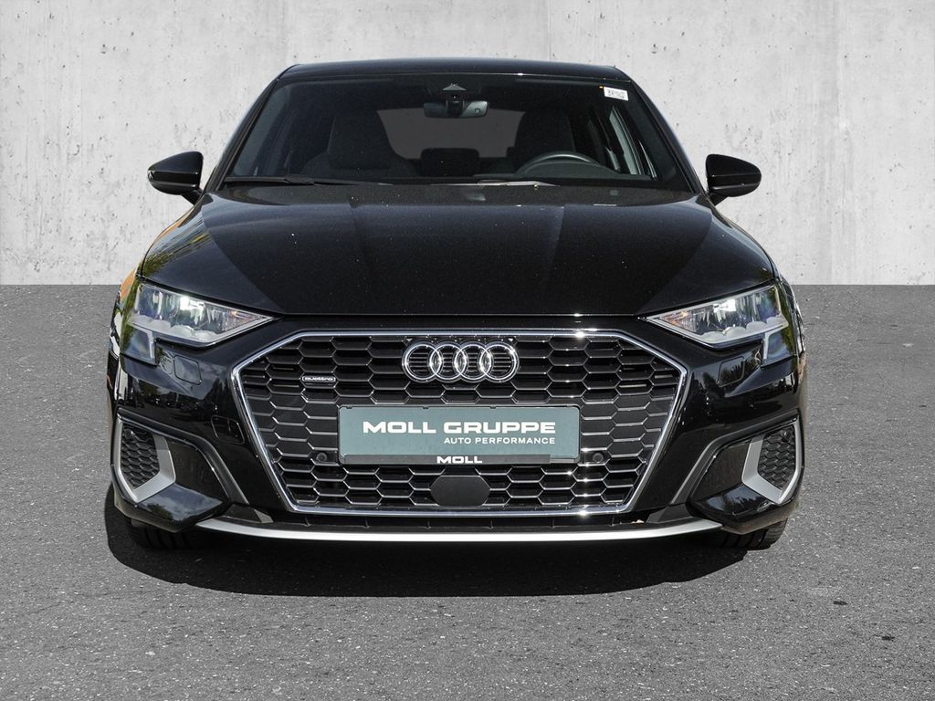 Audi A3 2023 г. Чёрный, пробег 34265 км