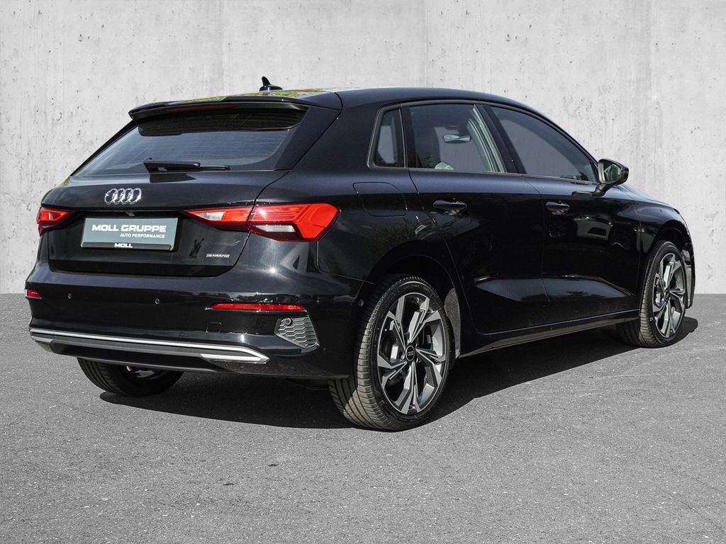 Audi A3 2023 г. Чёрный, пробег 34265 км