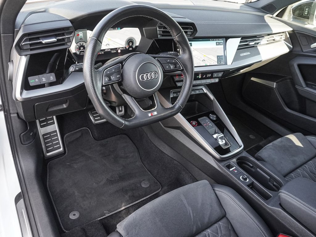 Audi S3 2023 г. Белый, пробег 49034 км