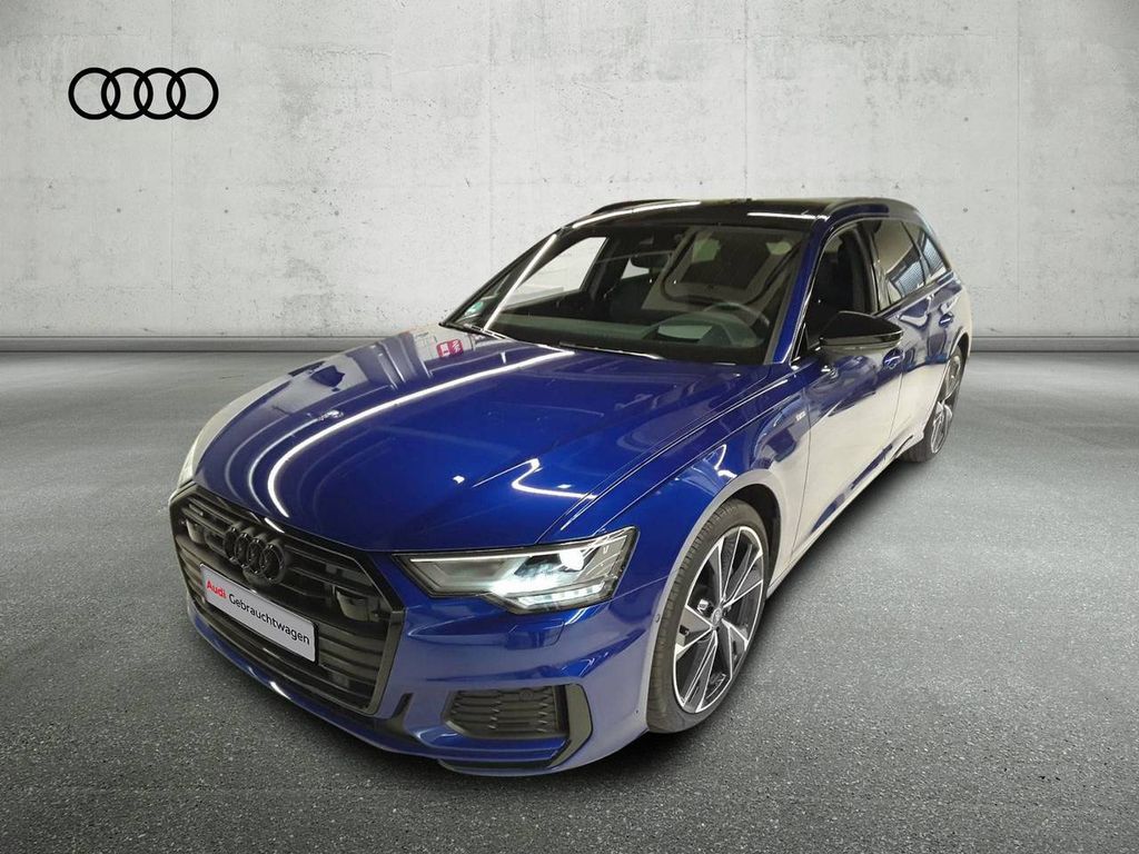 Audi A6 2022 г. Синий, пробег 41330 км