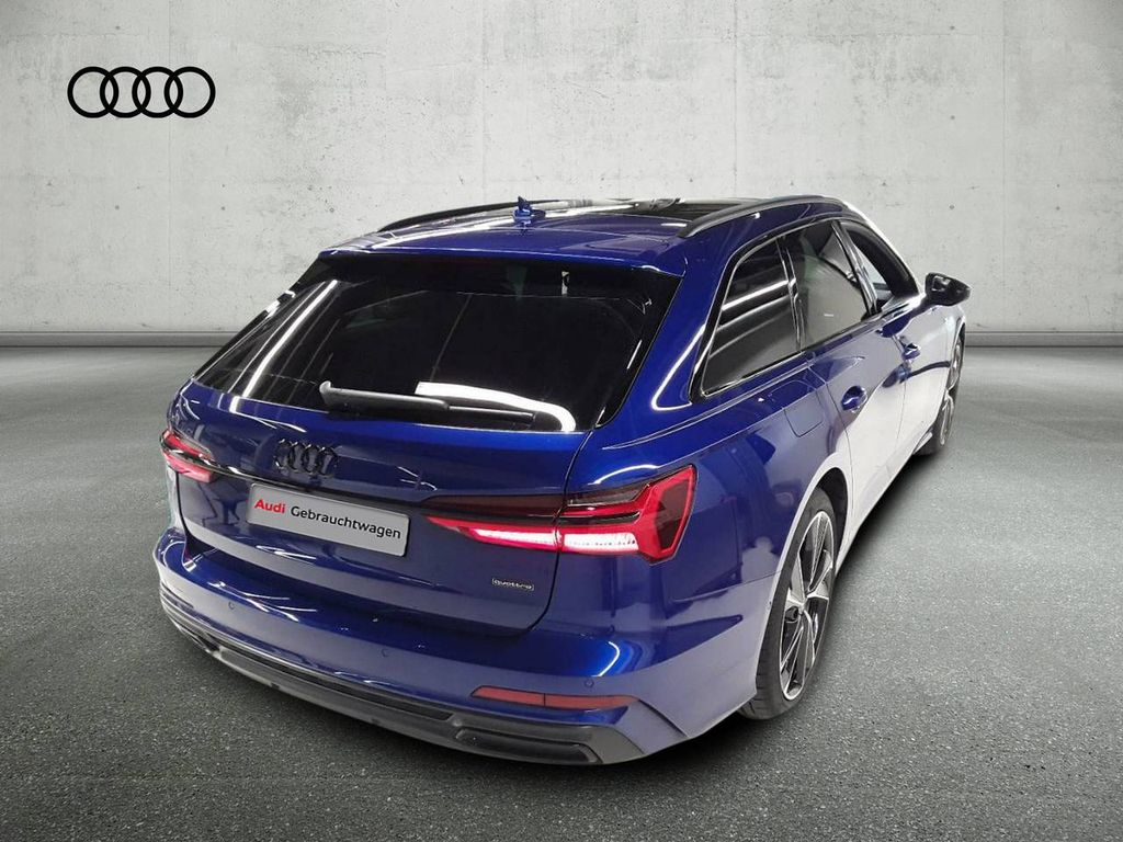 Audi A6 2022 г. Синий, пробег 41330 км