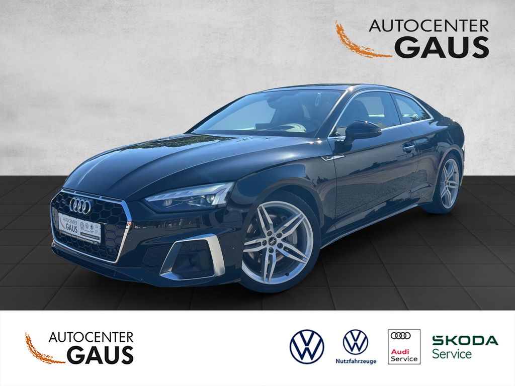 Audi A5 2022 г. Чёрный, пробег 56320 км