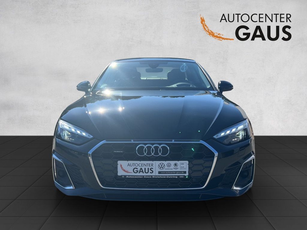 Audi A5 2022 г. Чёрный, пробег 56320 км