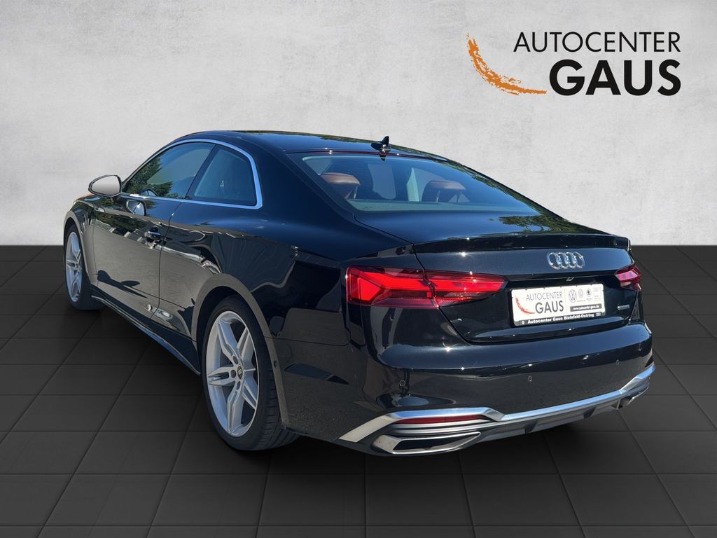 Audi A5 2022 г. Чёрный, пробег 56320 км