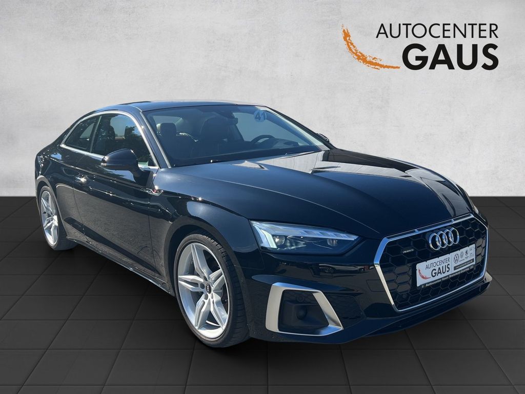 Audi A5 2022 г. Чёрный, пробег 56320 км