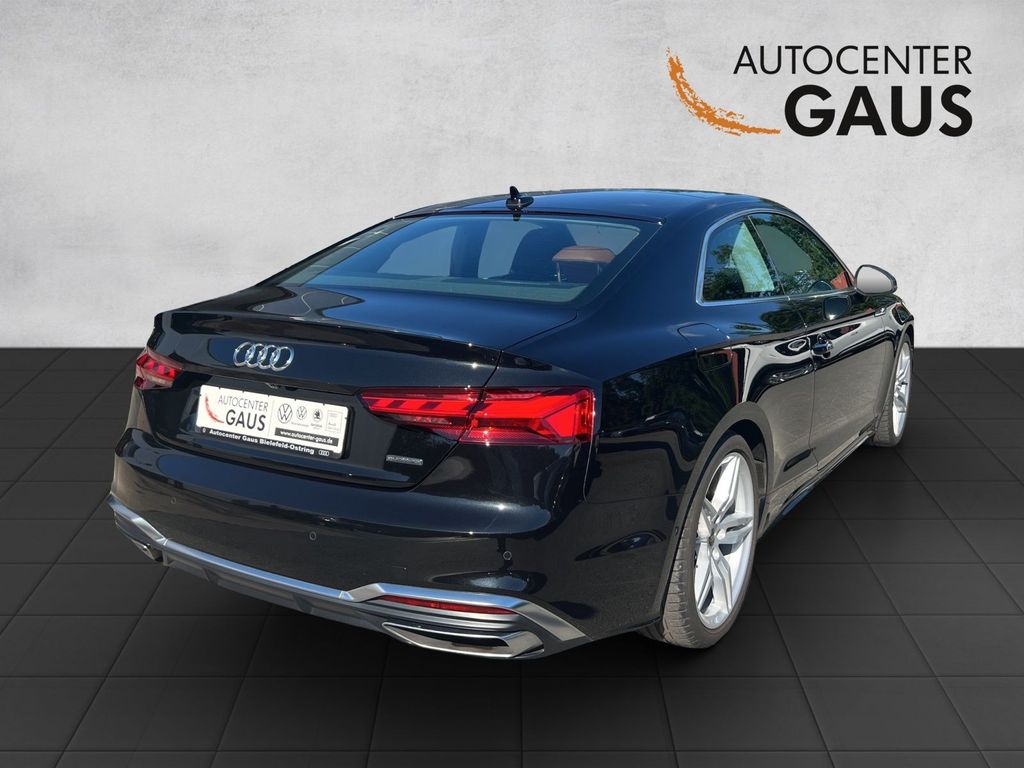 Audi A5 2022 г. Чёрный, пробег 56320 км