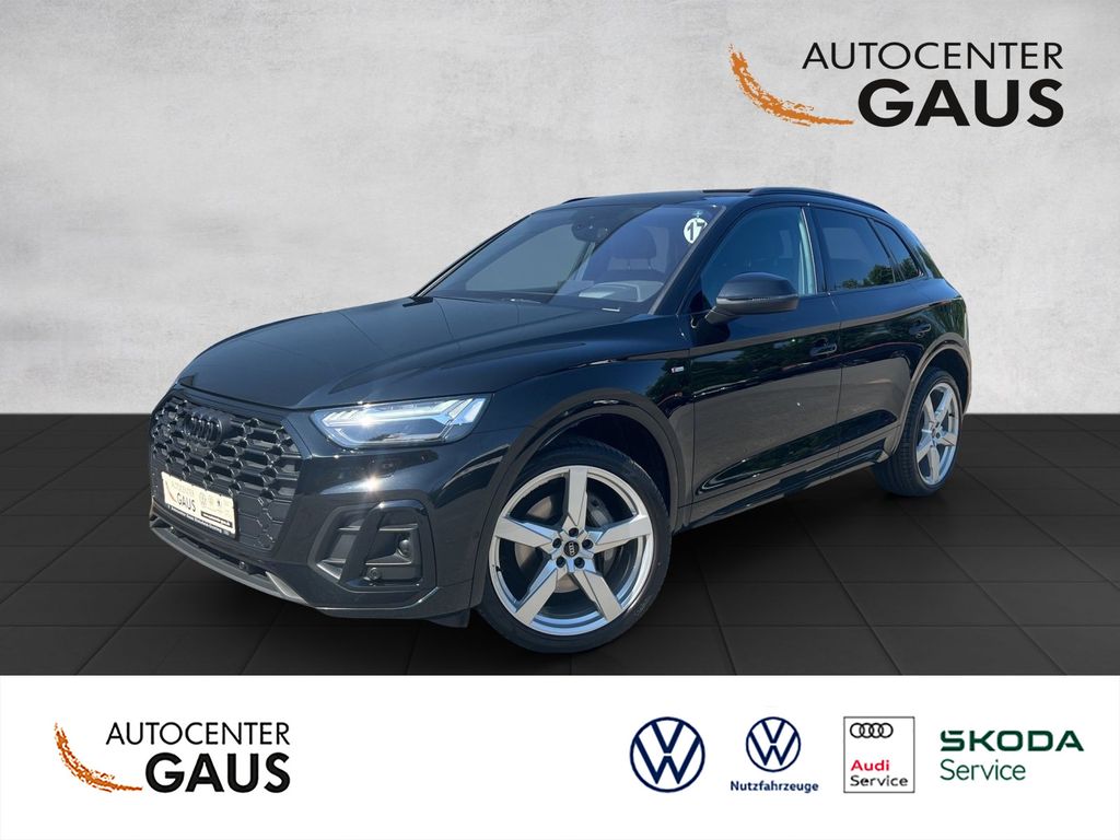Audi Q5 2023 г. Чёрный, пробег 55232 км