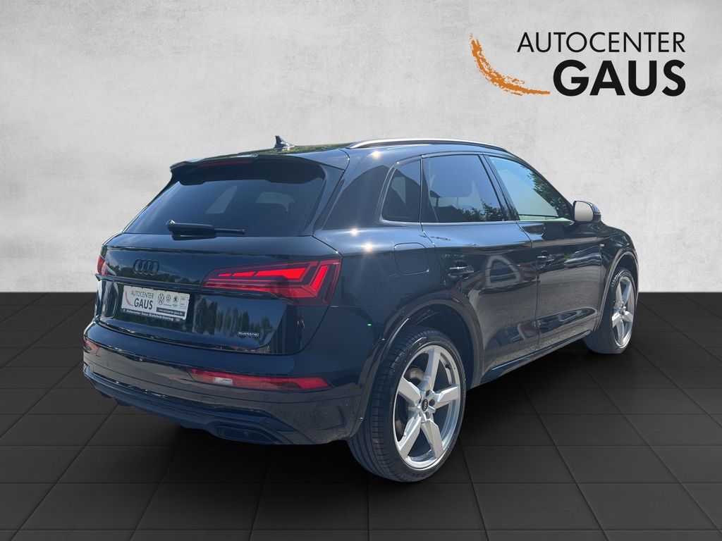 Audi Q5 2023 г. Чёрный, пробег 55232 км