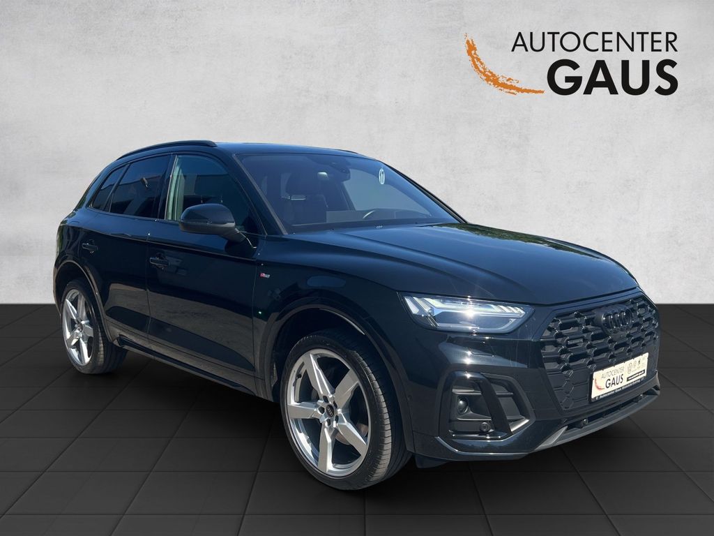 Audi Q5 2023 г. Чёрный, пробег 55232 км