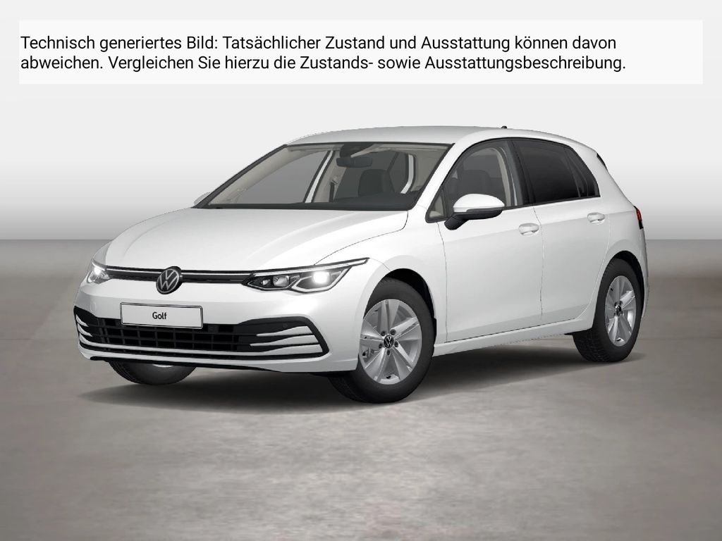Volkswagen Golf 2023 г. Белый, пробег 39650 км