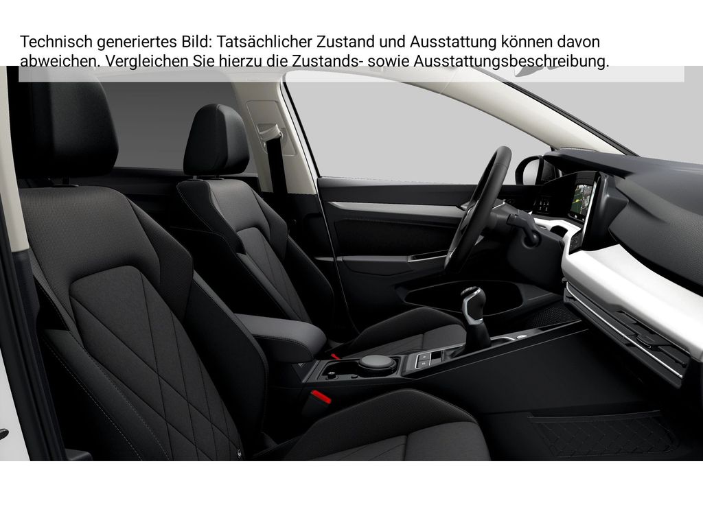 Volkswagen Golf 2023 г. Белый, пробег 39650 км