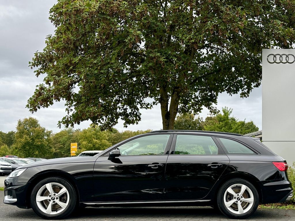 Audi A4 2023 г. Чёрный, пробег 33980 км