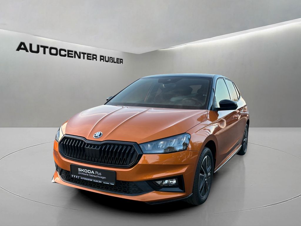 Skoda Fabia 2022 г. Оранжевый, пробег 52142 км