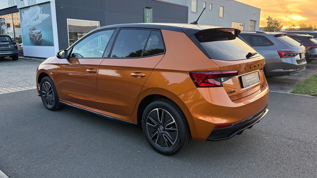 Skoda Fabia 2022 г. Оранжевый, пробег 52142 км