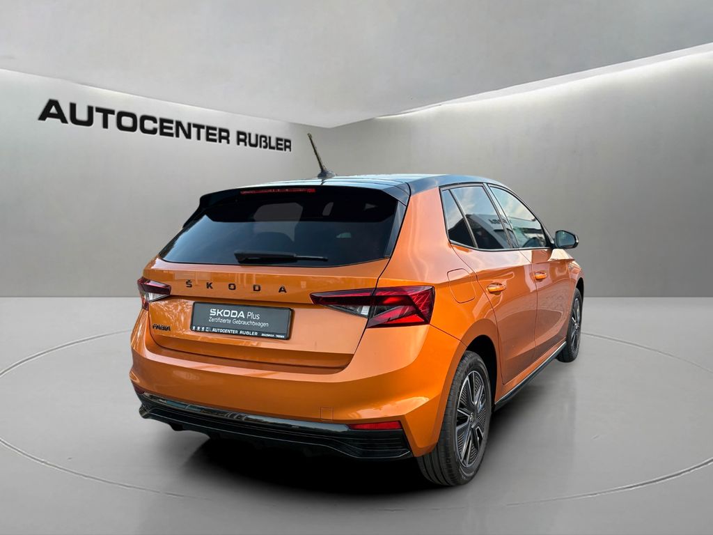 Skoda Fabia 2022 г. Оранжевый, пробег 52142 км