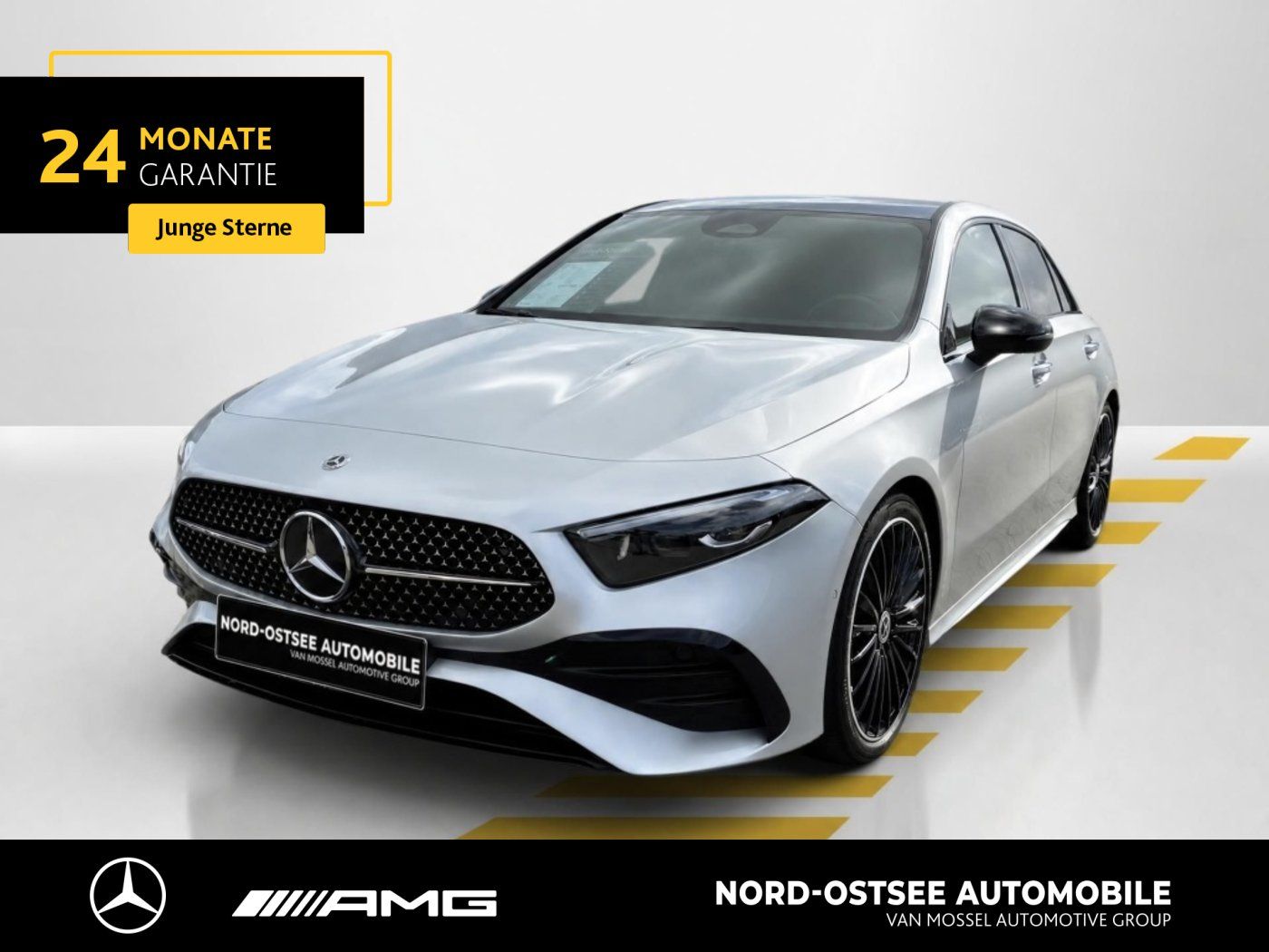Mercedes-Benz A 220 2023 г. Серебристый, пробег 32156 км