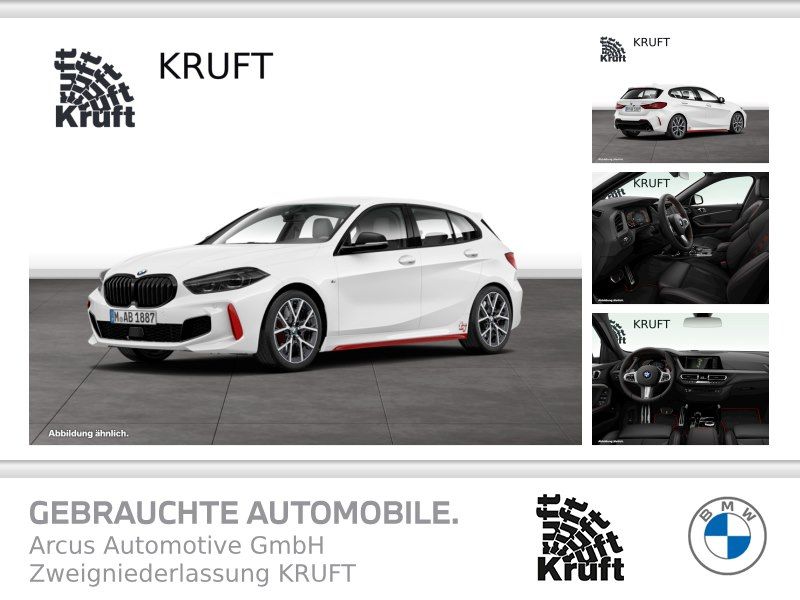 BMW 128 2023 г. Белый, пробег 56877 км