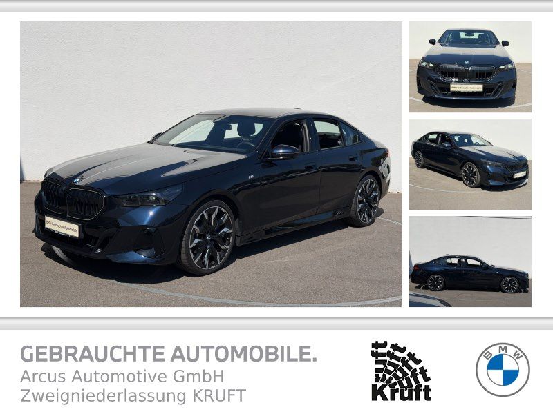 BMW 520 2024 г. Чёрный, пробег 44662 км