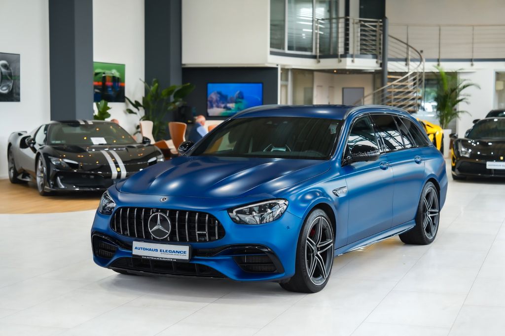 Mercedes-Benz E 63 AMG 2022 г. Синий, пробег 49950 км