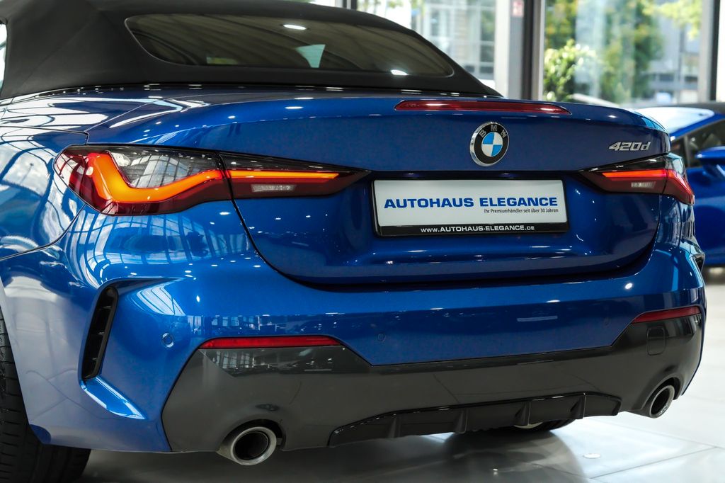BMW 420 2022 г. Синий, пробег 9688 км