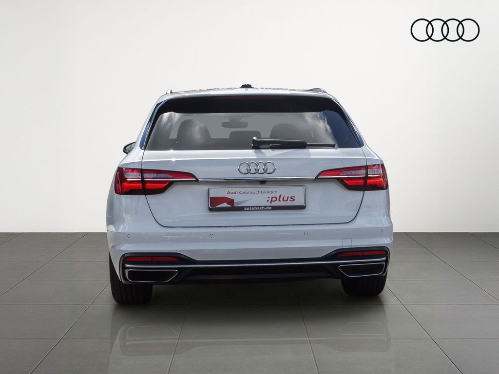 Audi A4 2023 г. Белый, пробег 44840 км