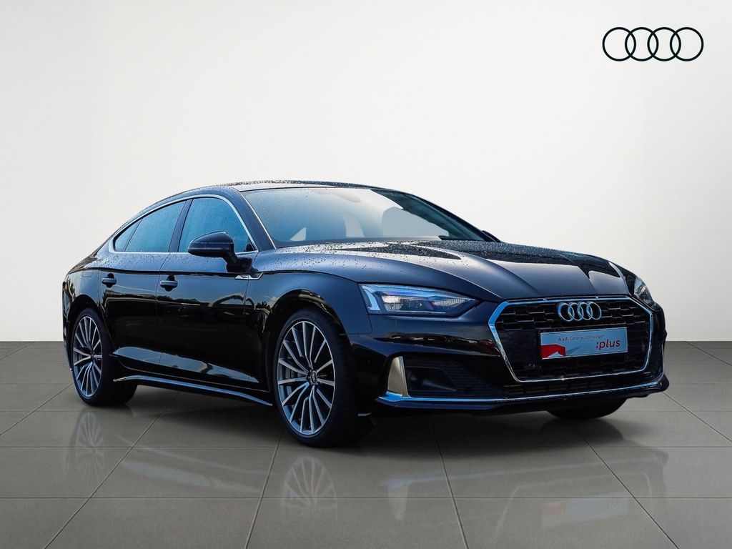 Audi A5 2023 г. Чёрный, пробег 37070 км