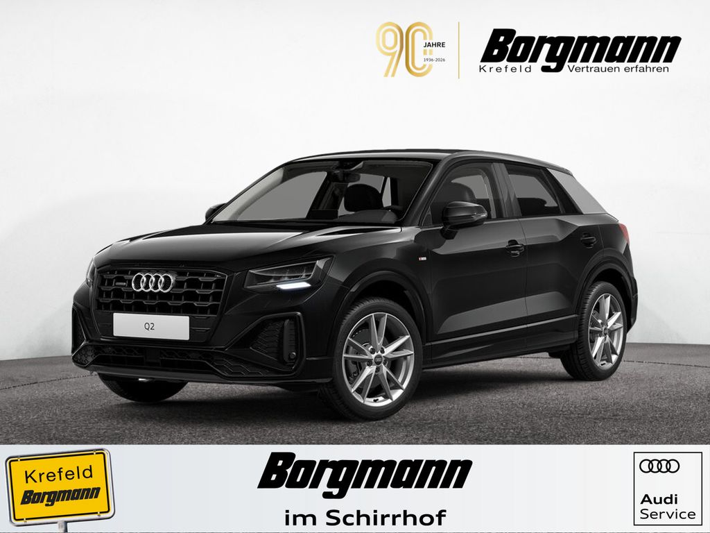 Audi Q2 2023 г. Чёрный, пробег 48733 км