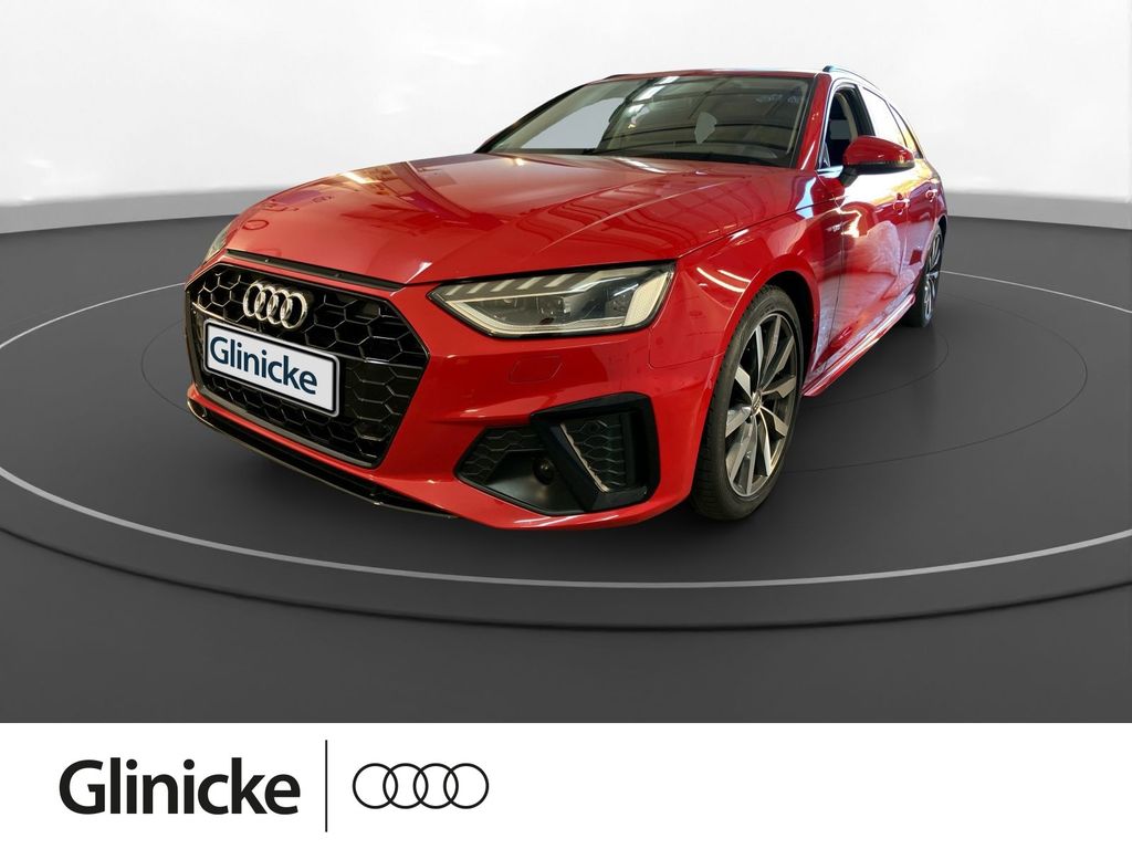 Audi A4 2022 г. Красный, пробег 55670 км