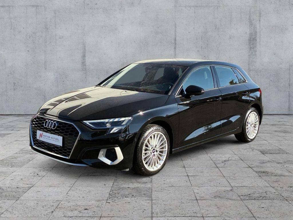 Audi A3 2023 г. Чёрный, пробег 40433 км