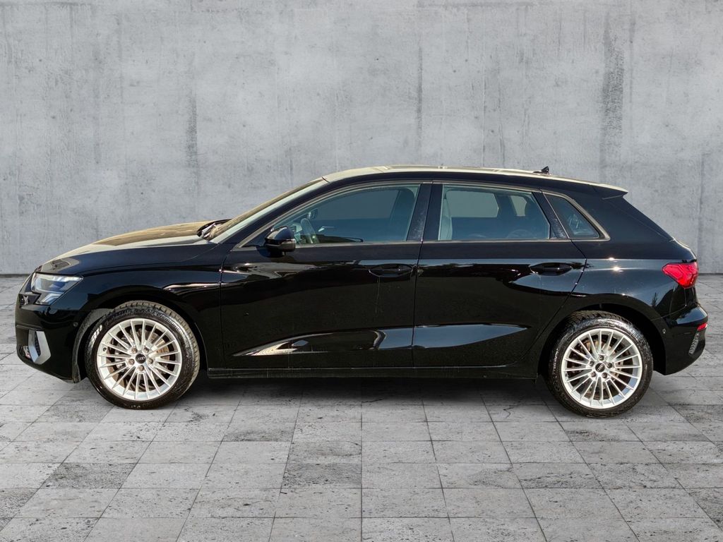 Audi A3 2023 г. Чёрный, пробег 40433 км