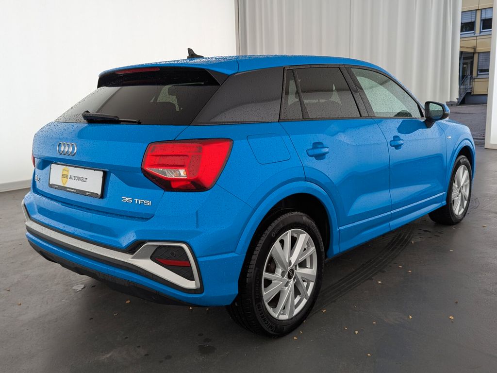 Audi Q2 2023 г. Синий, пробег 33400 км