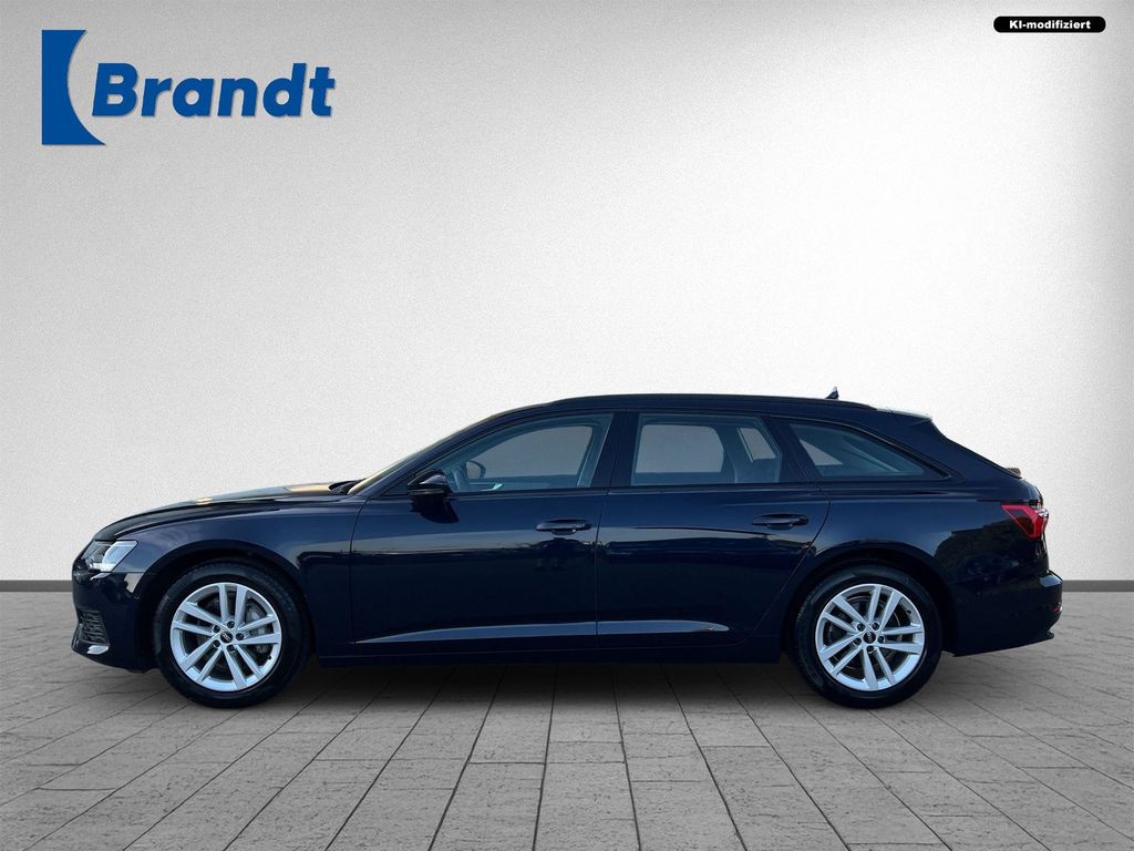 Audi A6 2023 г. Синий, пробег 58980 км