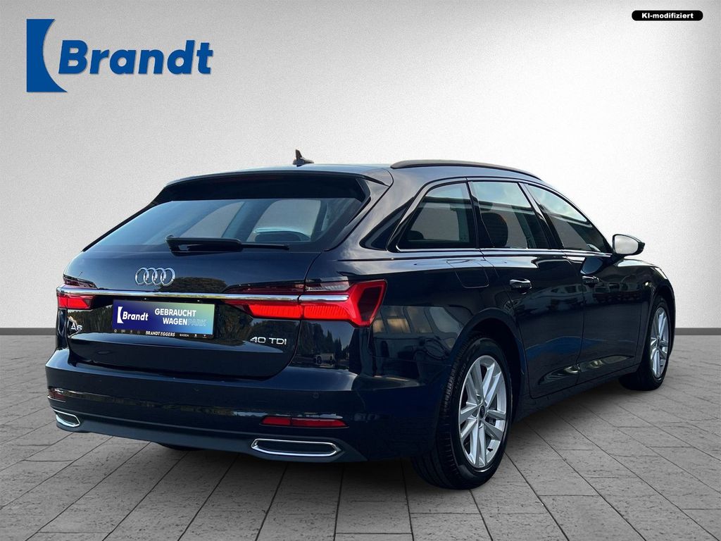 Audi A6 2023 г. Синий, пробег 58980 км