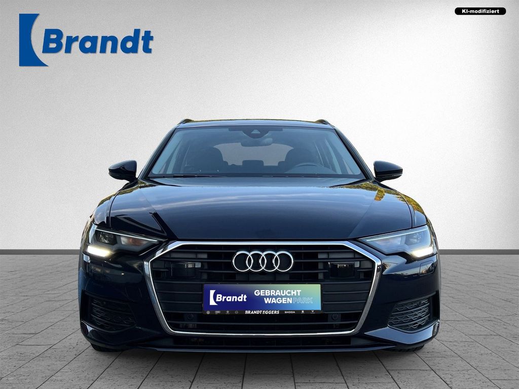 Audi A6 2023 г. Синий, пробег 58980 км