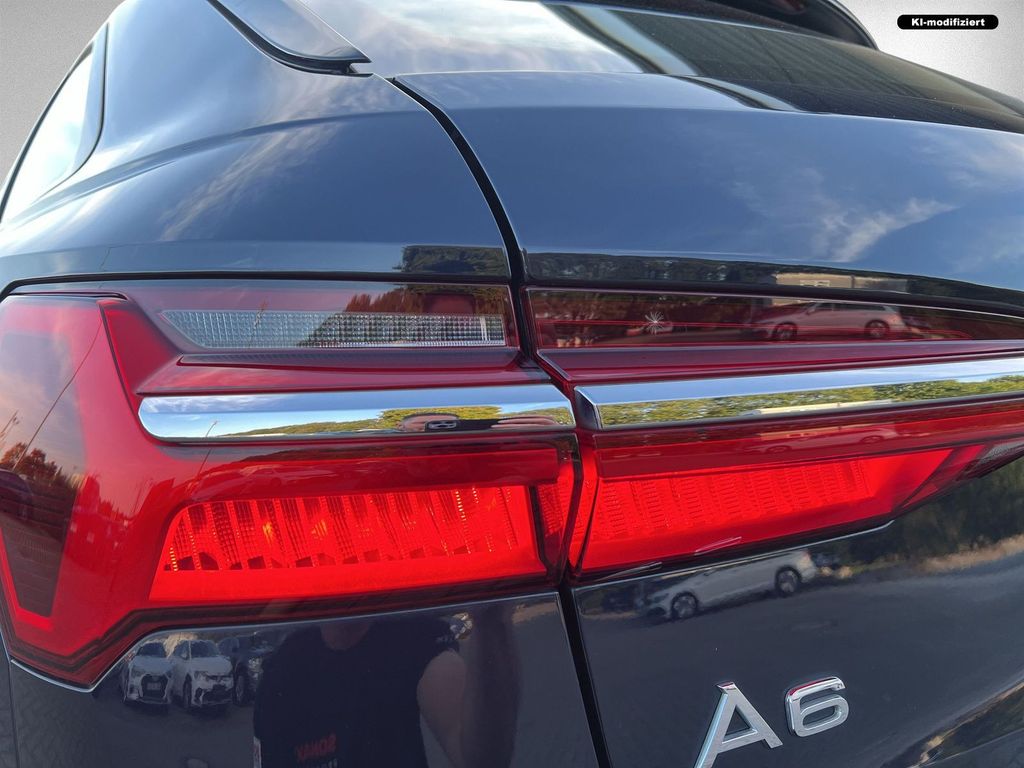 Audi A6 2023 г. Синий, пробег 58980 км