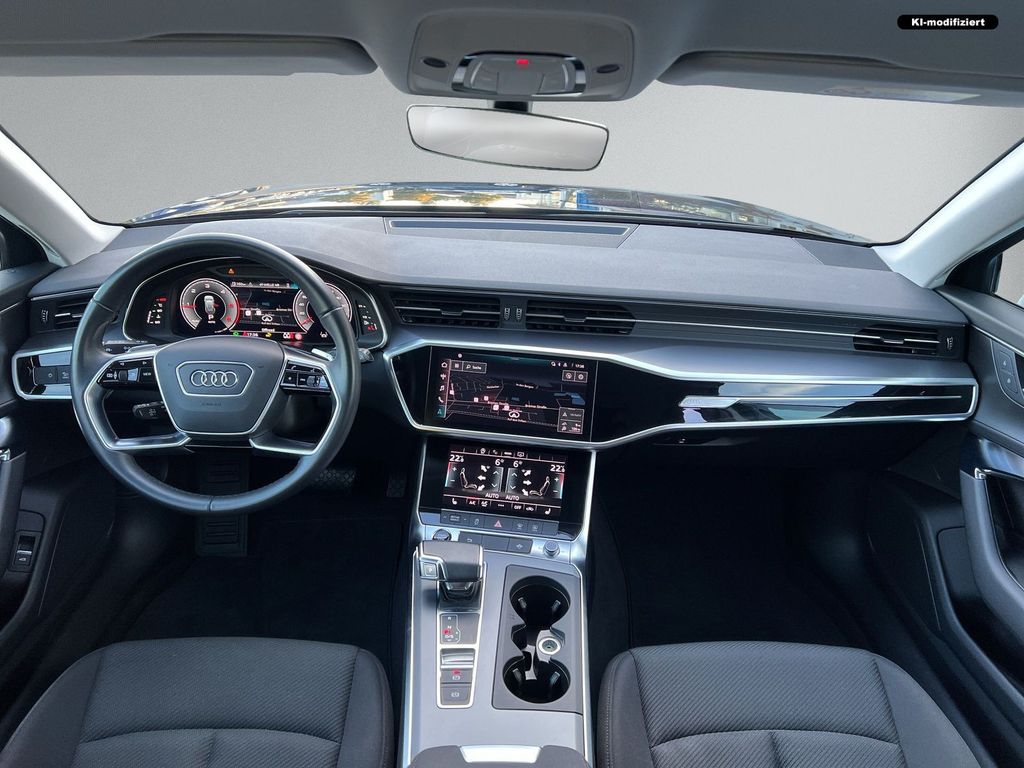 Audi A6 2023 г. Синий, пробег 58980 км