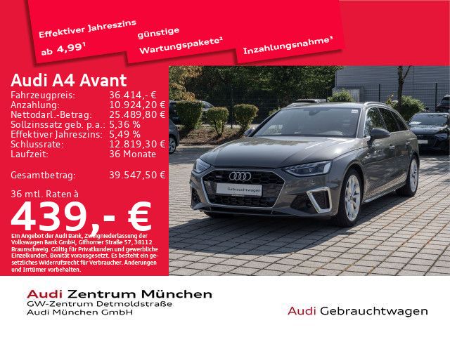 Audi A4 2024 г. Серый, пробег 32672 км
