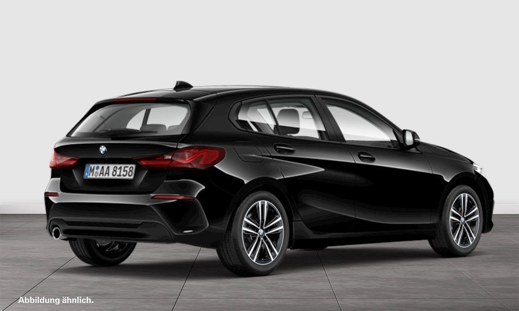 BMW 118 2023 г. Чёрный, пробег 49088 км