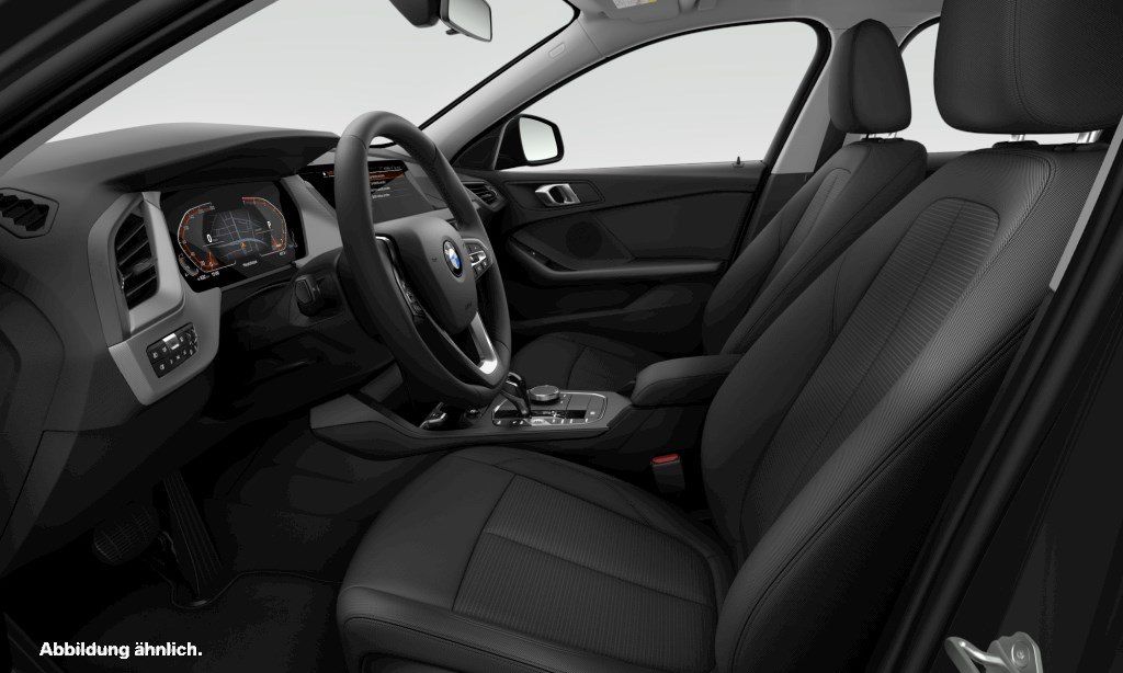 BMW 118 2023 г. Чёрный, пробег 49088 км
