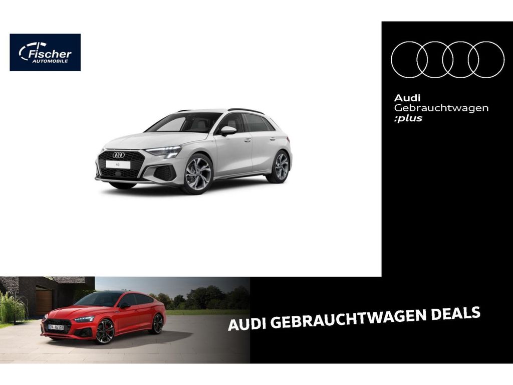 Audi A3 2023 г. Белый, пробег 25052 км