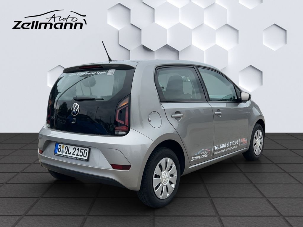 Volkswagen up! 2021 г. Серебристый, пробег 38500 км