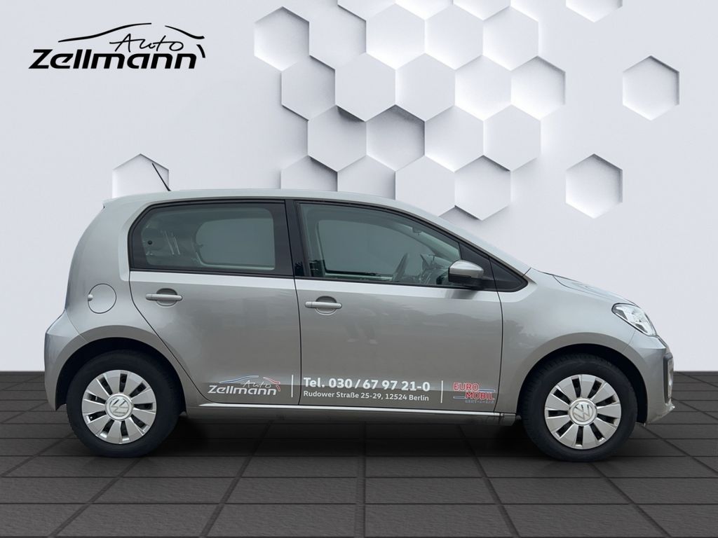 Volkswagen up! 2021 г. Серебристый, пробег 38500 км