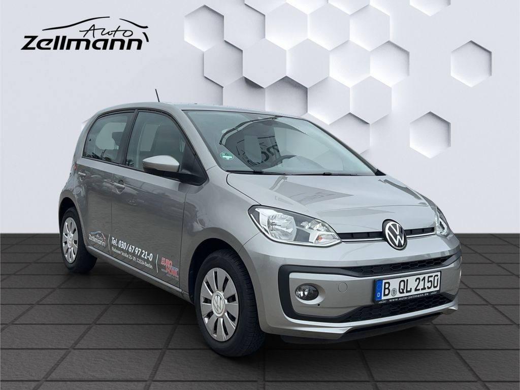 Volkswagen up! 2021 г. Серебристый, пробег 38500 км