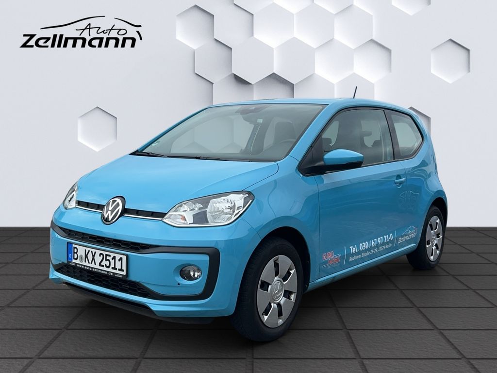 Volkswagen up! 2021 г. Синий, пробег 32000 км