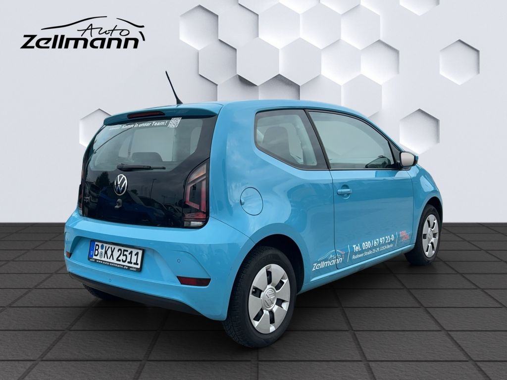Volkswagen up! 2021 г. Синий, пробег 32000 км
