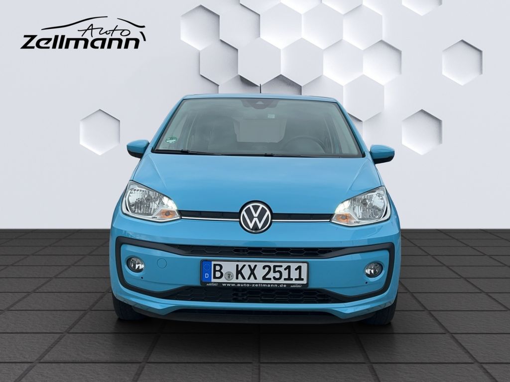 Volkswagen up! 2021 г. Синий, пробег 32000 км