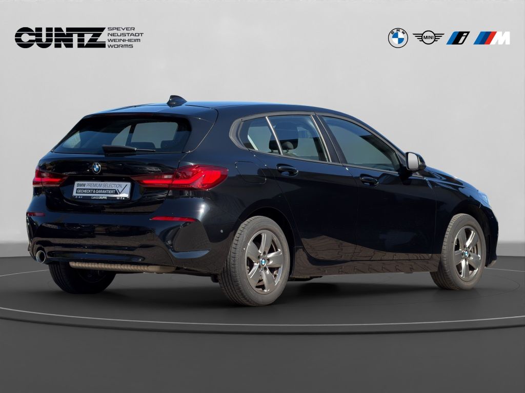 BMW 118 2021 г. Чёрный, пробег 38581 км