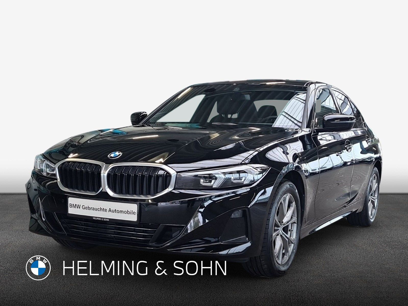 BMW 318 2023 г. Чёрный, пробег 43200 км