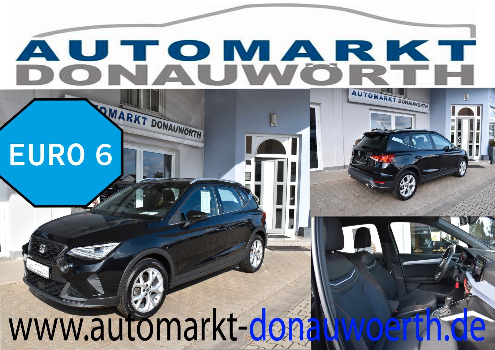 SEAT Arona 2022 г. Чёрный, пробег 37768 км