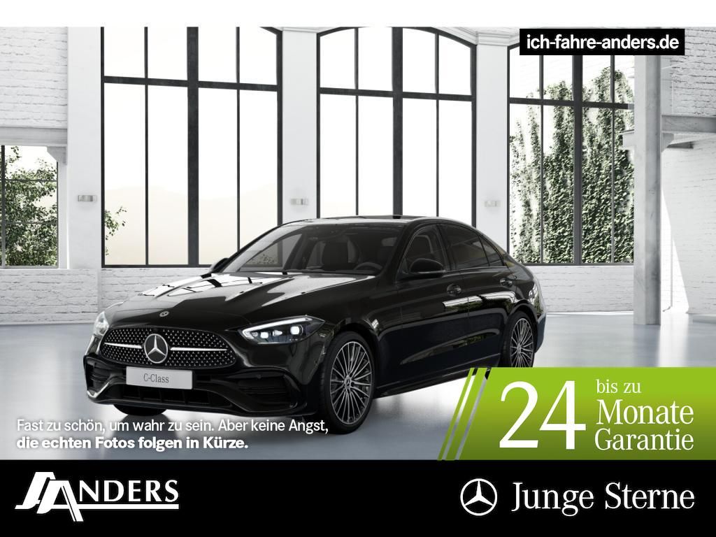 Mercedes-Benz C 220 2022 г. Чёрный, пробег 48587 км